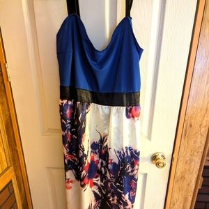 Silky flower dress